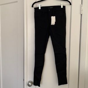 J Brand Black Super Skinny Scuba Jeans